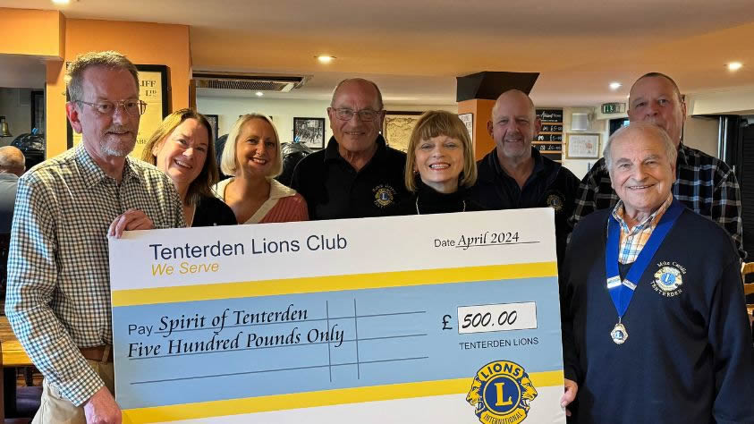 Thank you Tenterden Lions Club - Spirit of Tenterden Festival 2024
